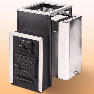 Печь банная Радуга ПБ-30Б (под навесной бак 60л) 8мм